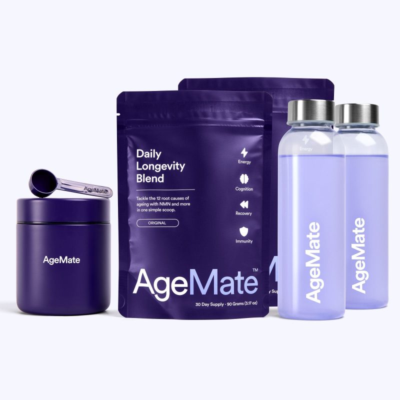 AgeMate Daily Longevity Blend Doule Welcome Pack BlueBG ef75298a 047c 40ae a8dc 7aaed767a3d3