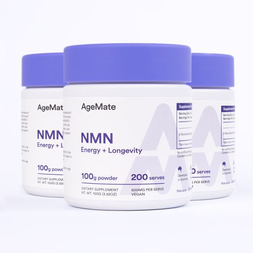 3-Pack of NMN Supplement for NAD+ (100g Pure NMN Powder)