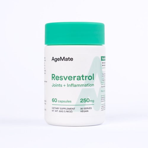 Resveratol capsules front